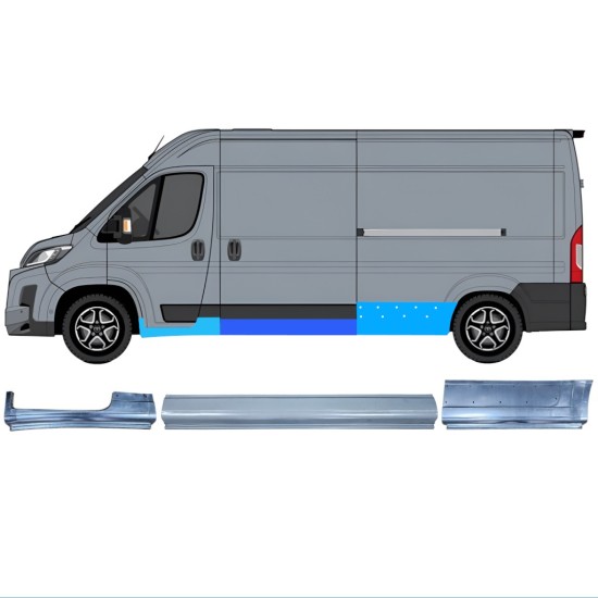 Opravný plech sada pre Toyota Proace Max 2024- / Ľavý 16754