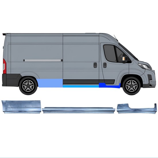 Opravný plech sada pre Toyota Proace Max 2024- / Pravá 16757