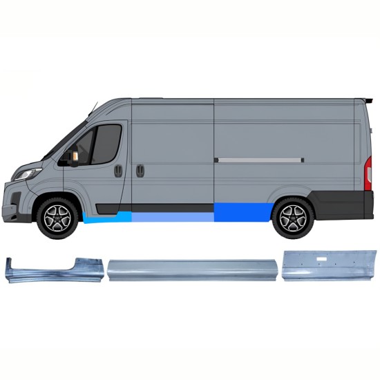 Opravný plech sada pre Toyota Proace Max 2024- / Ľavý 16755