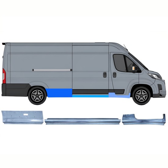 Opravný plech sada pre Toyota Proace Max 2024- / Pravá 16758