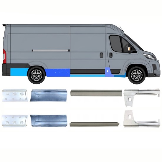 Opravný plech sada pre Toyota Proace Max 2024- / Ľavá+Pravá 16711