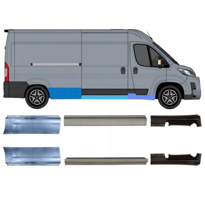 Opravný plech prahu pre Toyota Proace Max 2024- / Ľavá+Pravá / Sada 16708