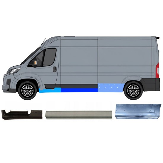 Opravný plech sada pre Toyota Proace Max 2024- / Ľavý 16760