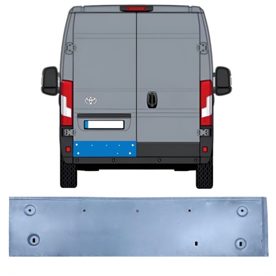 Opravný plech zadných dverí pre Toyota Proace Max 2024- / Ľavý 16721