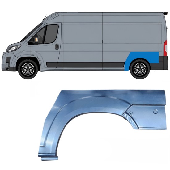 Lem zadného blatníka pre Toyota Proace Max 2024- / Ľavý 16690