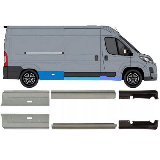 Opravný plech prahu pre Toyota Proace Max 2024- / Ľavá+Pravá 16710
