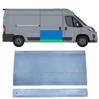 Opravný plech posuvných dverí vnútorný + vonkajší pre Toyota Proace Max 2024- / Pravá 16677