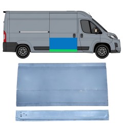 Opravný plech posuvných dverí vnútorný + vonkajší pre Toyota Proace Max 2024- / Pravá 16631