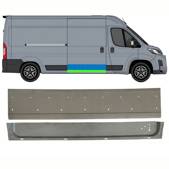 Opravný plech posuvných dverí pre Toyota Proace Max 2024- / Pravá 16704