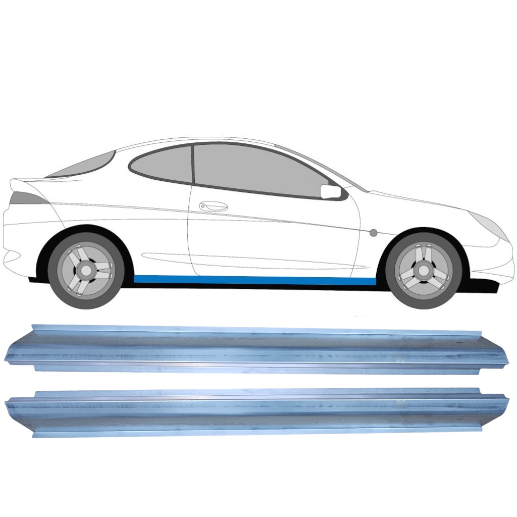 Opravný Plech Prahu Pre Ford Puma 1997-2002 / Ľavá+Pravá / Sada 9186