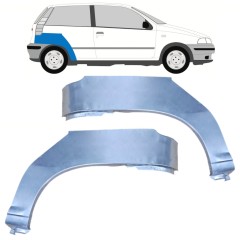 Lem zadného blatníka pre Fiat Punto I 1993-1999 / Ľavá+Pravá / Sada 9684