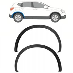 Bočná lišta zadného blatníka pre Nissan Qashqai 2007-2013 / Ľavá+Pravá / Sada 12687