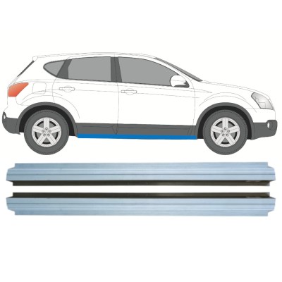 Opravný plech prahu vnútorný pre Nissan Qashqai 2007-2013 / Ľavá+Pravá / Sada 14980