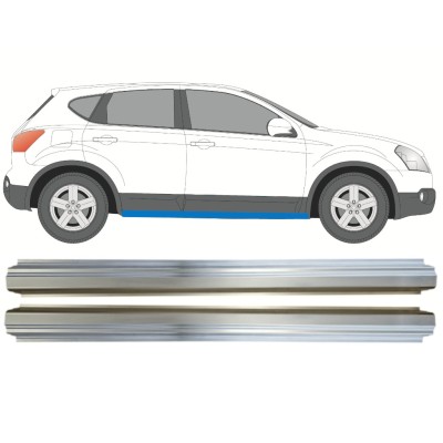 Opravný plech prahu pre Nissan Qashqai 2007-2013 / Ľavá+Pravá / Sada 14982