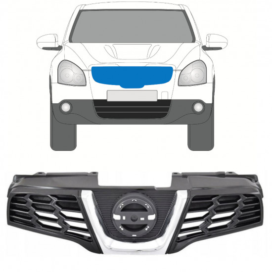 Mriežka pre Nissan Qashqai 2010-2013 7490