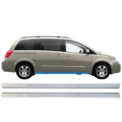 Opravný plech spodnej časti prahu pre Nissan Quest 2003-2009 / Ľavá+Pravá / Sada 15105