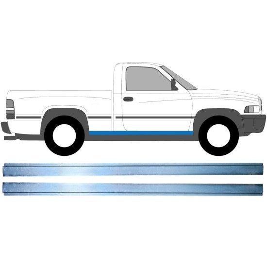 Opravný plech prahu vnútorný pre Dodge RAM 1993-2002 / Ľavá+Pravá 16129