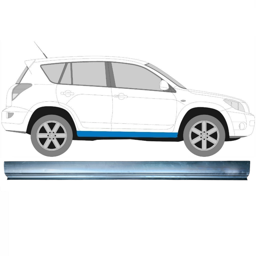 Opravný Plech Prahu Pre Toyota Rav4 2006-2013 / Vľavo = Vpravo (Symetrické) 9361