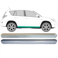Opravný plech prahu vnútorný + vonkajší pre Toyota Rav4 2006-2013 / Vľavo = Vpravo (symetrické) / Sada 14904 Opravný plech prahu vnútorný + vonkajší pre Toyota Rav4 2006-2013 / Vľavo = Vpravo (symetrické) / Sada 14904
