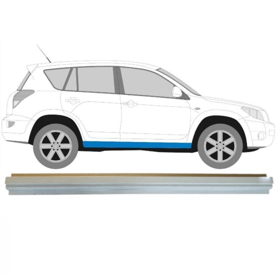 Opravný plech prahu vnútorný pre Toyota Rav4 2006-2013 / Vľavo = Vpravo (symetrické) 14905 Opravný plech prahu vnútorný pre Toyota Rav4 2006-2013 / Vľavo = Vpravo (symetrické) 14905