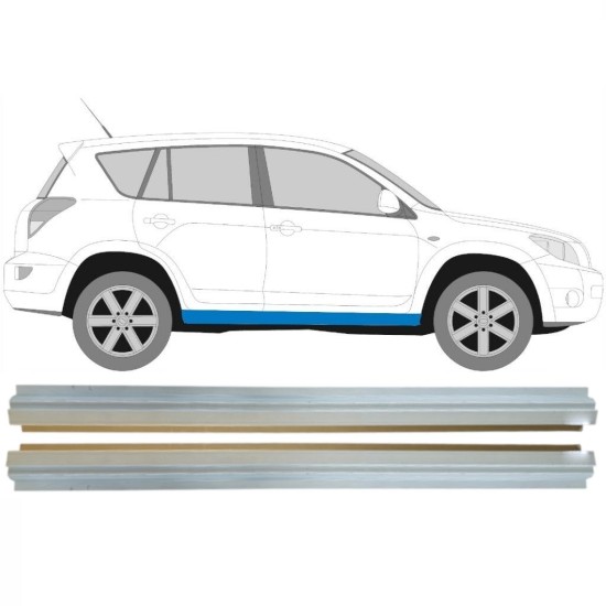 Opravný plech prahu vnútorný pre Toyota Rav4 2006-2013 / Ľavá+Pravá / Sada 14908