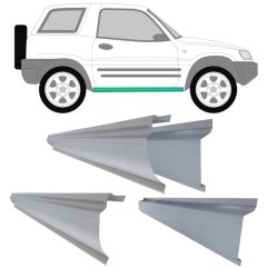 Opravný plech prahu vnútorný + vonkajší pre Toyota Rav4 1994-2000 / Vľavo = Vpravo (symetrické) / Sada 11325