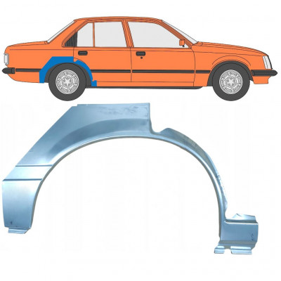 Lem zadného blatníka pre Opel Rekord E 1977-1982 / Pravá 8076