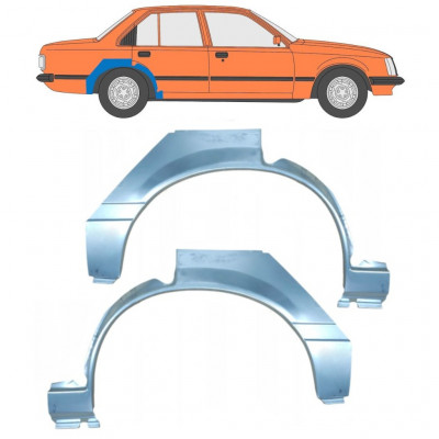 Lem zadného blatníka pre Opel Rekord E 1977-1982 / Ľavá+Pravá / Sada 10482