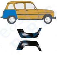 Lem zadného blatníka pre Renault 4 1962-1993 / Ľavá+Pravá / Sada 9708