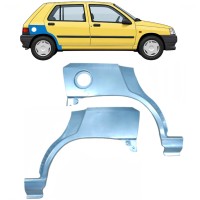 Lem zadného blatníka pre Renault Clio I 1990-1998 / Ľavá+Pravá / Sada 9849
