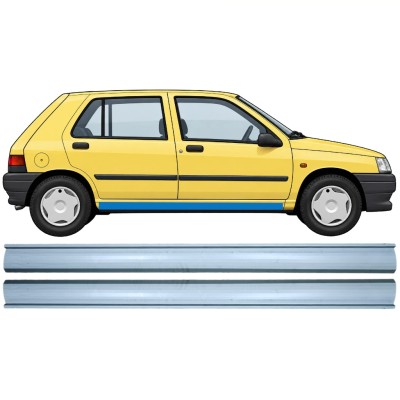 Opravný plech spodnej časti prahu pre Renault Clio I 1990-1998 / Ľavá+Pravá / Sada 9850
