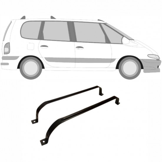 Objímky palivovej nádrže pre Renault Espace 1997-2002 9345