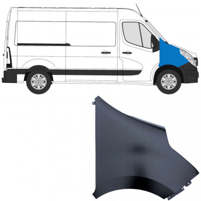 Predný blatník pre Renault Master 2010-2019 / Pravá 9016