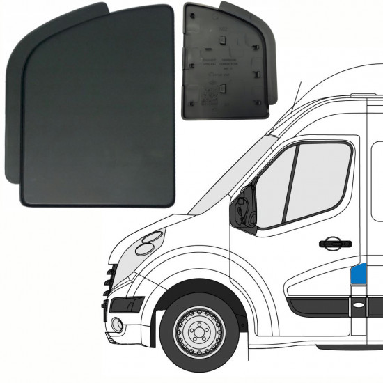 Dvierka palivovej nádrže pre Renault Master 2010- / Pravá 8350