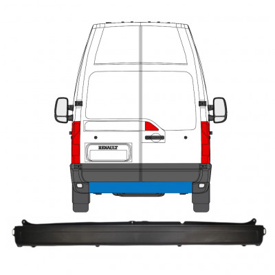 Zadný nárazník pre Renault Master 2010- 9021