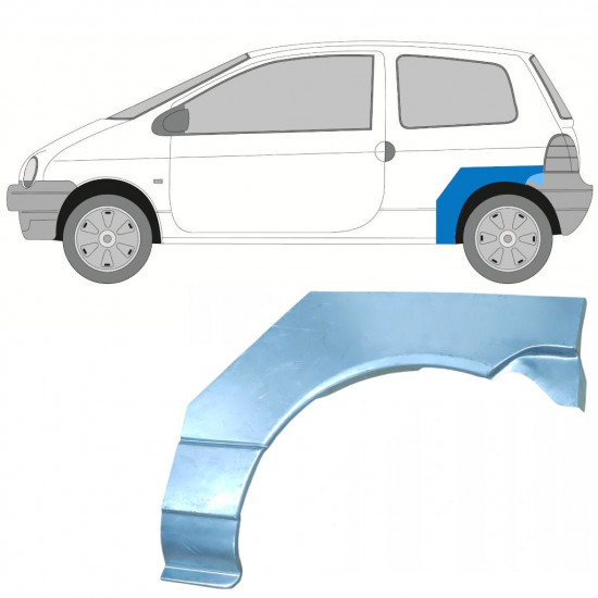 Lem zadného blatníka pre Renault Twingo 1993-1998 / Ľavý 8265