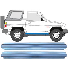 Opravný plech prahu pre Daihatsu Feroza Rocky Fourtrak 1984-1993 / Vľavo = Vpravo (symetrické) / Sada 10468