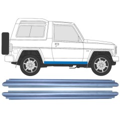 Opravný plech prahu pre Daihatsu Feroza Rocky Fourtrak 1993-2001 / Vľavo = Vpravo (symetrické) / Sada 9761