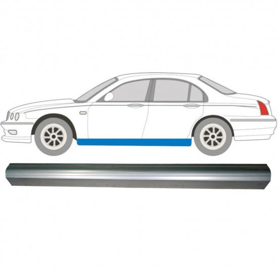 Opravný plech prahu pre Rover 75 MG ZT 1999-2005 / Ľavý 5798