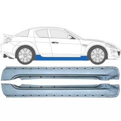 Kompletný prah pre Mazda RX-8 2003-2012 / Ľavá+Pravá / Sada 9284