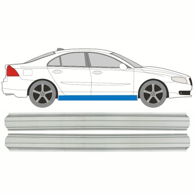 Opravný plech prahu pre Volvo S80 2006-2016 / Vľavo = Vpravo (symetrické) / Sada 10250