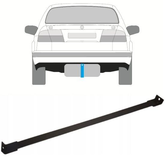 Objímky palivovej nádrže pre Saab 9-5 1997-2010 15030