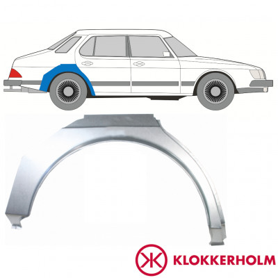 Lem zadného blatníka pre Saab 900 1978-1995 / Pravá 11043