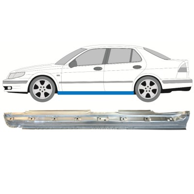 Kompletný prah pre Saab 9-5 1997-2010 / Ľavý / COMBI / SEDAN 14630