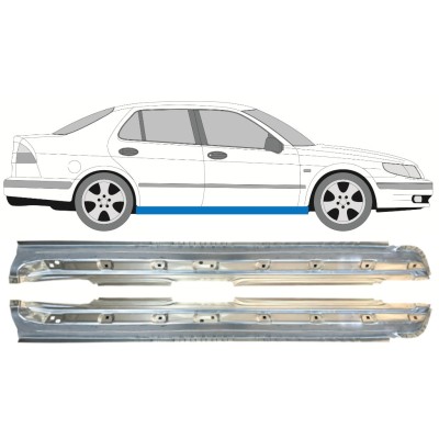 Kompletný prah pre Saab 9-5 1997-2010 / Ľavá+Pravá / COMBI / SEDAN / Sada 14631