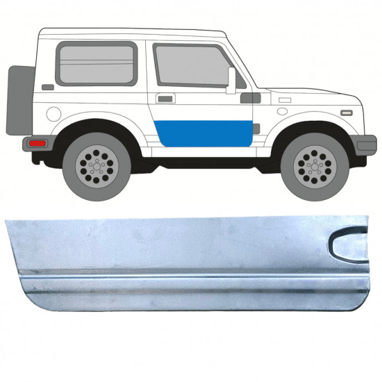 Opravný plech dverí pre Suzuki Samurai 1981-2004 / Pravá 8325