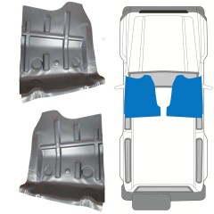 Opravný plech podlahy pre Suzuki Samurai 1981- / Ľavá+Pravá / Sada 11304
