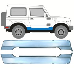 Kompletný prah pre Suzuki Samurai 1981- / Ľavá+Pravá / Sada 10030