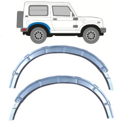 Opravný plech uchytenia zadného podbehu pre Suzuki Samurai 1981- / Ľavá+Pravá / Sada 11833