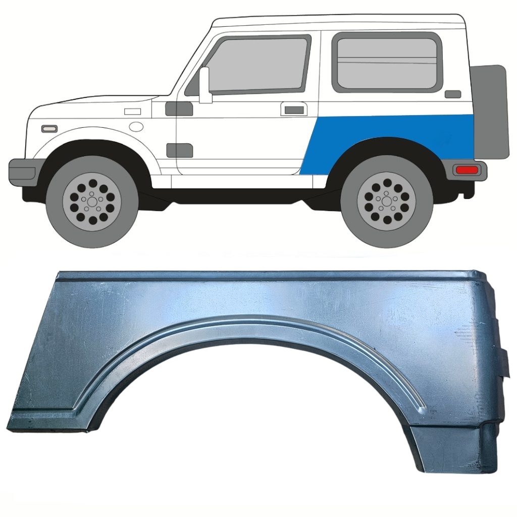 Lem Zadného Blatníka Pre Suzuki Samurai 1981- / Ľavý 10815